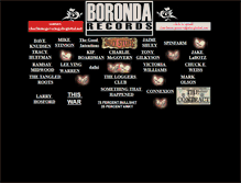 Tablet Screenshot of borondarecords.com